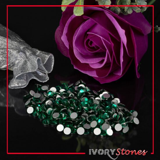 Premium Collection Green Zircon Gluing Crystals