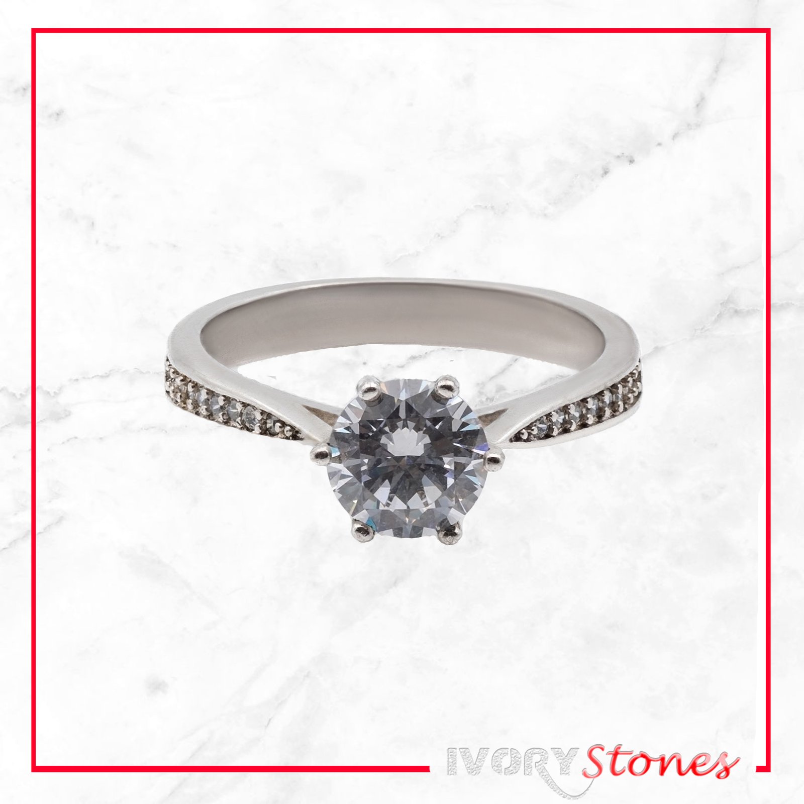 Diamond Crystal Rose Gold Ring – tenthousandthingsnyc