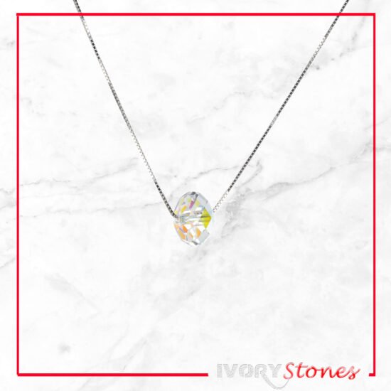 IvoryStone Crystal Ball AB Necklace
