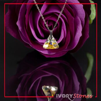 IvoryStone Crystal Triangle Champagne