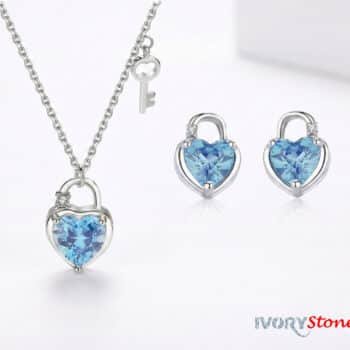 Ivorystones Heart Locks Set.
